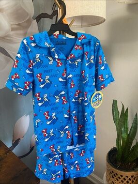 Sonic the Hedgehog Blue Kids Pajama Set